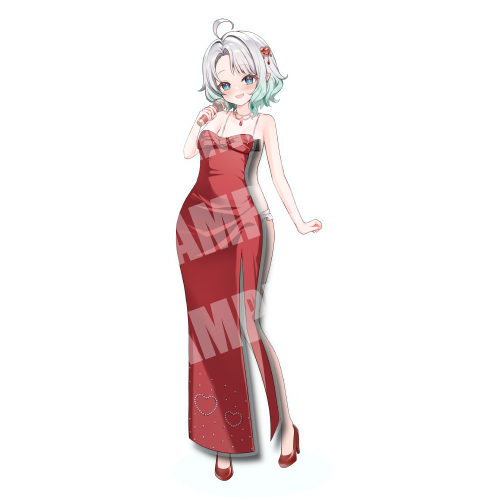 Double-sided acrylic standee
