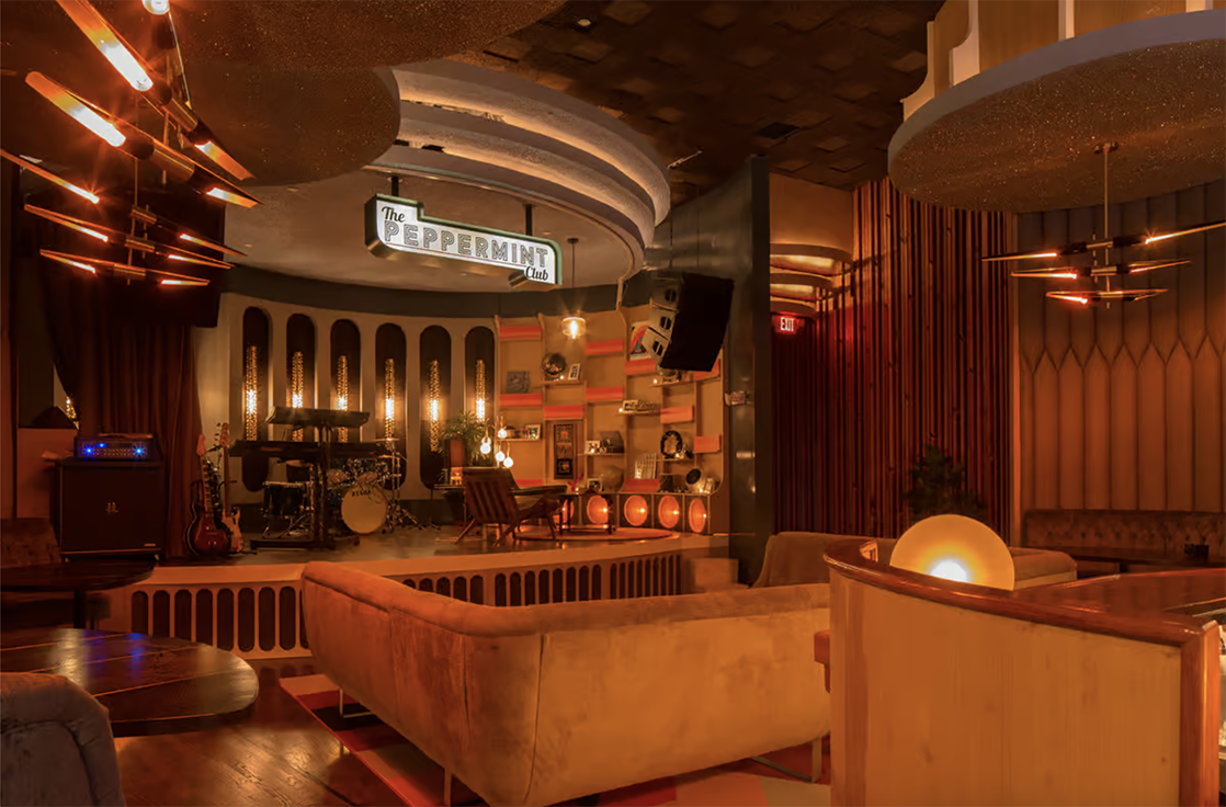 Peppermint Club stage